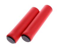 Xinsheinelry Fundas de mango de bicicleta de moda con esponja que absorbe los golpes, empuñaduras de bloqueo para bicicleta de ciudad, aventuras de montaña, agarre de ciclismo suave y duradero