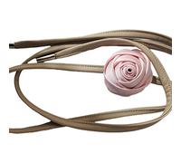 Xinsheinelry Gargantilla de flores de rosa con cadena de poliuretano, accesorios de tela para mujeres y niñas, One Size, como se describe, como se describe