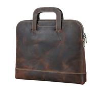 Xinsheinelry Genuine Leather Protective Cover For 13.3inch With Cushioned Layer And Construction Leather Laptop Sleeve With Pockets