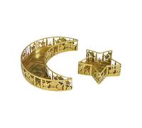 Xinsheinelry Juego De Frutero Arte del Hierro Ramadán 2 Uds. Decorativo Hierro Castillos Fruta para Reuniones Festivas Decoraciones Ramadán