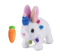 Xinsheinelry Juguete Educativo de conejitos Que Caminan, no Necesita Juego sensorial Remoto para Gatear, Juguete Activado por Contacto para vincular a e Hijos