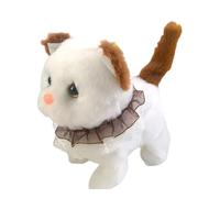 Xinsheinelry Juguete electrónico Realista de Peluche para Gatos con Sonido y Movimiento, Regalo Educativo para niños pequeños, Juego de crianza, Juguete dinámico para Gatos Suaves