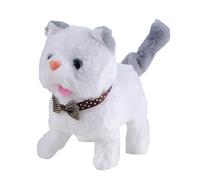 Xinsheinelry Juguete Interactivo de Peluche de Gatos Que Caminan y Hablan con luz LED, Sonido de simulación para niños, Juego de simulación, Regalo, Juguete de Peluche Interactivo para Gatos