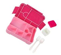 Xinsheinelry Lonchera apta para microondas para niños, estudiantes, a prueba de fugas, contenedor Bentos con divisor para la escuela, viajes, lonchera con compartimentos