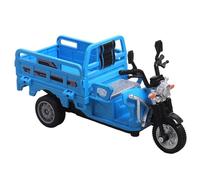 Xinsheinelry Modelo de camión de Reparto de Triciclo Realista en Miniatura, de Juguete, vehículo de Retroceso para Accesorios y coleccionistas de Casas de muñecas, Juguete Educativo para niños