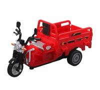 Xinsheinelry Modelo de camión de Reparto de Triciclo Realista en Miniatura, de Juguete, vehículo de Retroceso para Accesorios y coleccionistas de Casas de muñecas, Juguete Educativo para niños