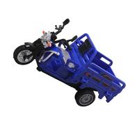 Xinsheinelry Modelo de camión de Reparto de Triciclo Realista en Miniatura, de Juguete, vehículo de Retroceso para Accesorios y coleccionistas de Casas de muñecas, Juguete Educativo para niños