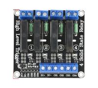 Xinsheinelry Módulo SSR de Niveles 5V 12V 24V Compatible con Salida de Corriente 2A para proyectos electrónicos Relés de Estados sólidos de múltiples Canales