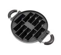 Xinsheinelry Moldes de cocina para amantes de los postres, multifuncionales, 10 agujeros, moldes para tartas para entusiastas de la fabricación de postres, tortillas prácticas para panaderos