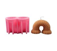 Xinsheinelry Moldes de silicona con forma de puente de rosas para el día de San Valentín, forma de puente rosa