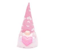 Xinsheinelry Muñecas brillantes sin rostro con luz LED, decoración hecha a mano, gnomos de peluche para celebraciones