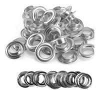 Xinsheinelry Ojales redondos para ropa de piel, ojales para lona, ojales de 10,5 mm con arandela