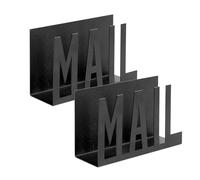 Xinsheinelry Organizador de sobres de metal con recortes de hierro para escritorio, estante de almacenamiento de documentos eficiente para el hogar o clasificador vertical de correo