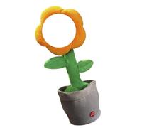 Xinsheinelry Participativa De Racimo Suave Aprende A Hablar Acto Cambio Limón Amarillo Claro Opción Regalo Ideal Juguete Flor Cantante Recargable para Niños Cubierta para Hogar