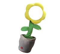 Xinsheinelry Participativa De Racimo Suave Aprende A Hablar Acto Cambio Limón Amarillo Claro Opción Regalo Ideal Juguete Flor Cantante Recargable para Niños Cubierta para Hogar