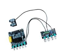 Xinsheinelry Placa De Reverberación Karaoke Mejorada 8-36V Preamplificador Micrófono Profesional Módulo Mezcla DSP Preamplificador Cine En Casa Placa Preamplificadora Cable