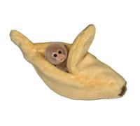 Xinsheinelry Precioso Mono plátano muñeco de Peluche Dulce y Animal curaciones dopaminas Juguete Agradable Decoraciones de Escritorio decoración del hogar Cosas Mono Juguete con plátano