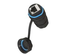 Xinsheinelry Quick-Connect M23 RJ45 Cat6 IP68 Coupler Shielded For Outdoor Cables & Cameras Cat5e Compatible Industrial Ethernet Coupler