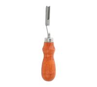 Xinsheinelry Raspador de borde ThinBlade herramienta de cuero mango de madera de borde ancho combinación doméstica raspador ancho cuchilla delgada herramienta de cuero mango de madera combinación