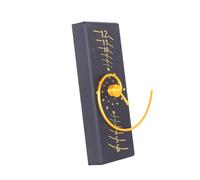 Xinsheinelry - Reloj de pared rectangular de Fibonaccis con espirales para trabajar a mano con pilas para los amantes del arte