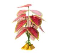 Xinsheinelry Reptiles Planta Ocultar Hierba Flexible Hojas Terrario Jungla Habita para Lagartos, Serpientes, Planta Falsa Decorativa Realista Reptiles Hierba