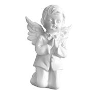 Xinsheinelry Resinas Niño Niña Estatuilla angelical Escultura de oración pacífica Adorno de Escritorio Decoraciones de para hogar Figuras cristianas Regalo Bendición pacífica angelical