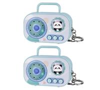 Xinsheinelry Retro Small Cassettes Registro Grabador Decorativo ABS Anillos Electrónicos Llave Llave Juguete Regalización Voz Voz