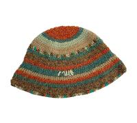 Xinsheinelry Sombrero de punto para mujer, tejido de pesca, playa, plegable, para otoño e invierno, protección solar, multicolor, Talla única