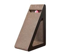 Xinsheinelry Soporte para gatos con bola de juguete para aliviar el estrés y fomentar los hábitats de salud, juguete rascador de cartón