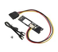 Xinsheinelry Tarjeta Adaptadora De Espacio Eficiente para Unidad Almacenamiento Que Mejora La Tarjeta Expansión Disipación Calor para PC