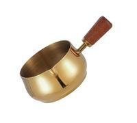 Xinsheinelry Tazas Medidoras De Acero Inoxidable con Madera Tazas para Servir Condimentos Ideales para Expresos Y Salsas Olla Cocina Portátil