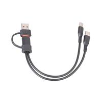 Xinsheinelry Type C+USB to 2 Cable Headphone Converter Splitter Charging Cable Replacement for Mobile Phone Laptop Type C Adapter