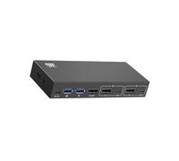 Xinsheinelry USB3.0 Monitor KVM Switcher 2 Port 4K@144Hz USB3.0 Extended Display 2 Monitors Sharing Keyboards Mouse KVM