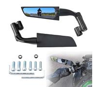 Xintre Racing - Espejos laterales de motocicleta universales de 10 mm y 8 mm, compatible con Honda Yamaha Kawasaki Z400 Z650 Z900 Suzuki Duke 1290 Super Duke R Evo ABS 390 Street Bike