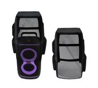 Xinvivion Funda de Protección Antipolvo para JBL PartyBox 520 Altavoz Portátil de Fiesta, Bolsa de Viaje con Almacenamiento para Micrófono, Cargador y Accesorios