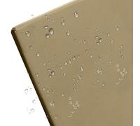 xinwanhong Impermeables Cojín De Banco de Exterior de Jardín, Cojines de Repuesto para Muebles de Exterior Antideslizantes y Lavables, Cojines para Asientos de Ventana de Interior,Caqui,75X35X5CM