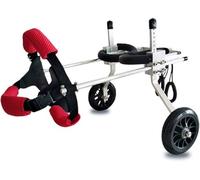 XINWEIOZ Silla de Ruedas para Perros Discapacitados - Silla de Ruedas para Mascotas - Prótesis de Pata Trasera Asistida para Gatos Perros Pequeños Perritos Cachorros,XS (élargi)