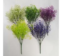XinYangMao 5 Ramos de Flores Artificiales Digitalis Ramo de Colores para Decoración del Hogar Jardín Boda Interior y Exterior