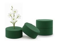 XinYangMao Juego de 4 Esferas de Espuma Floral Húmeda - para Flores Frescas y Artificiales - Diámetro 10 cm - Ideal para Arreglos Florales, Centros de Mesa, Decoración de Bodas y Eventos