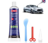 Xinyet 100ml Silicona Negra para Coche, Pegamento para Brisas, Pegamento Carrocería Coche, Resistencia a Altas y Bajas temperaturas,para Carrocerías, Ventanas, Techos y Otros Componentes