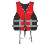 Xinyilau Chaleco Salvavidas Ajustable for Adultos: Chaleco Salvavidas Unisex con Silbato for natación, Deportes acuáticos, Pesca, Paddle Surf, Surf y navegación.(Red,XL)