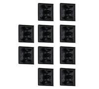 XINYIN 10pcs Black ABS V Rangamonos Ranura para UE Estándar 20x20 Mm Extrusión Aluminio Bordes A Prueba Polvo Protores Accesorios Impresora Cubierta Extrusión Aluminio A Prueba