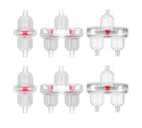 XINYIN 6 válvulas de retención antireflujo para bombas de aire de acuario, tubos de aerolínea, tanques de peces, accesorios, comprobación de disolución de oxígeno