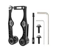 XINYIN Abrazadera de freno plegable de brazo corto/largo en V, pinza de freno plegable para bicicleta, palanca de freno de ciclismo, herramienta de pinza de aleación de aluminio, abrazadera de freno