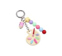 XINYIN Accesorios De Llavero Estético Paleta Encantadora Llavero Bolsa Llaveros Accesorios Para Mujeres Niñas Regalo Llaveros Para Mujeres