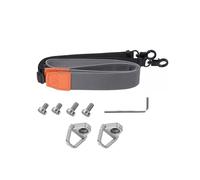 XINYIN Clip De Cordón Controlador Ajustable Correa Cuello Suave Durabilidad Construcción Acero para Fotografía Antenas Aire Libre Clip Control Remoto Plegable