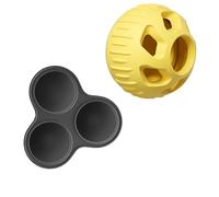 XINYIN Dog Mastica Juguete para Alimentos Pérdidas de Pequeños a Grandes Alimentos Rellenables De Silicona Entrenamiento Para Aliviar La Limpieza Dental Del Aburrimiento Con Agujeros