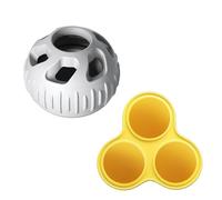 XINYIN Dog Mastica Juguete para Alimentos Pérdidas de Pequeños a Grandes Alimentos Rellenables De Silicona Entrenamiento Para Aliviar La Limpieza Dental Del Aburrimiento Con Agujeros