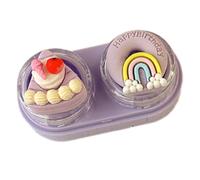 XINYIN Estuche para lentes y herramienta de extracción de tamaño compacto, inserto de lente de goma, fácil de transportar, aplica contactos de forma segura, a