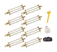 XINYIN Grilletes De Neumáticos con Múltiples Caras Antideslizantes Alto Y Extensible Asociaciones Acero Mangan Capacidad para Romper En Crisis Tiene Capacidad para 145 275 Mm Ancho Automóviles